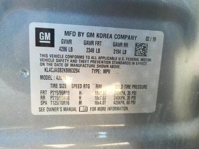 KL4CJASB2KB863284 Buick Encore Preferred