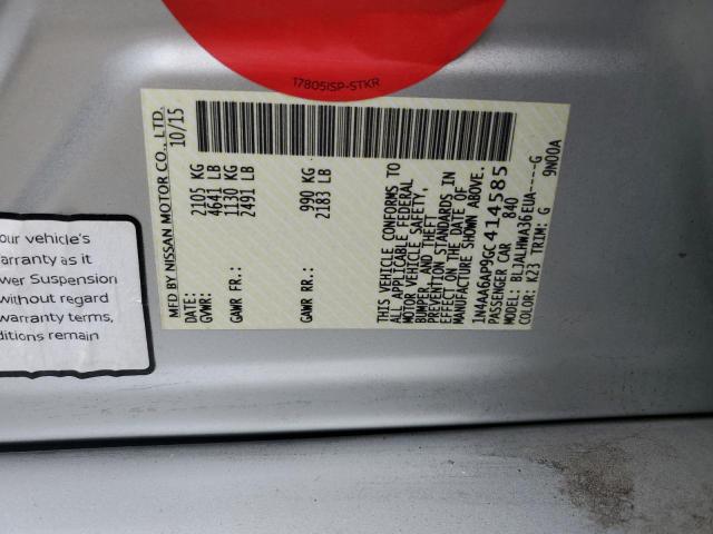 1N4AA6AP9GC414585 Nissan Maxima 3.5s