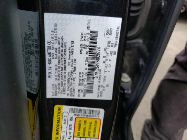 3LN6L2G93ER828774 Lincoln MKZ