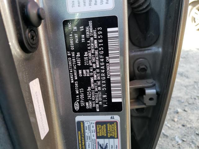 5XXGR4A64FG516593 KIA OPTIMA SX