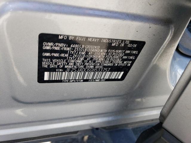 JF2SJADC6GH533757 Subaru Forester 2.5i Premium