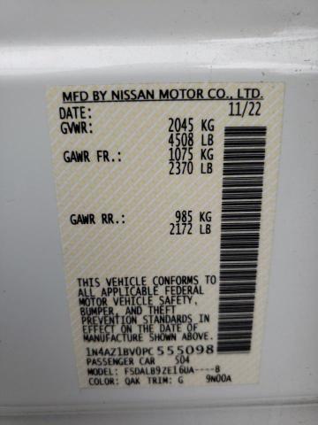 1N4AZ1BV0PC555098 Nissan LEAF S