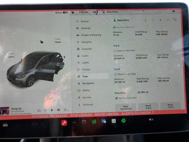5YJYGDEE7MF254533 Tesla Model Y