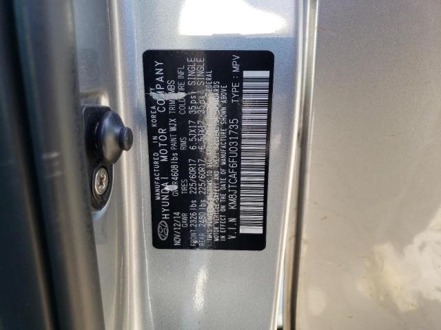 2015 HYUNDAI TUCSON GLS - KM8JTCAF6FU031735