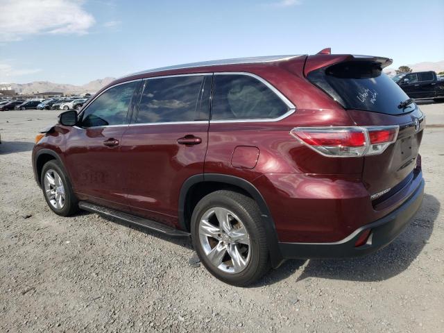 VIN 5TDDKRFH6ES068109 2014 Toyota Highlander, Limited no.2