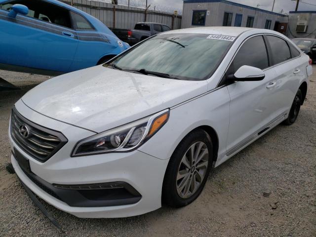 Salvage cars for sale at Los Angeles, CA auction: 2015 Hyundai Sonata Sport