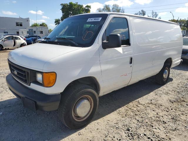 Salvage Trucks for parts for sale at auction: 2006 Ford Econoline E250 Van