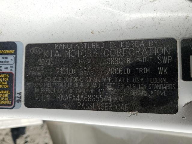 KNAFX4A68G5544904 KIA FORTE LX