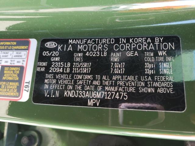 KNDJ33AU6M7127475 KIA SOUL EX