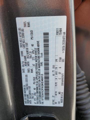 1FTEW1CPXGKE46013 Ford F150 Supercrew