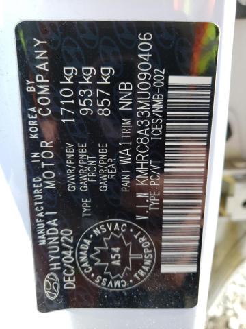 2021 HYUNDAI VENUE SEL - KMHRC8A33MU090406