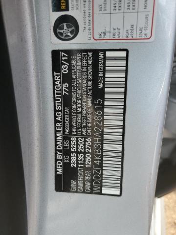WDDZF4KB3HA228615 Mercedes-Benz E 300 4matic