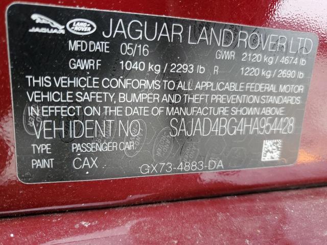 2017 JAGUAR XE PREMIUM - SAJAD4BG4HA954428