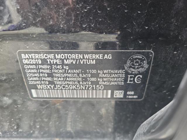 2019 BMW X2 XDRIVE2 - WBXYJ5C59K5N72150