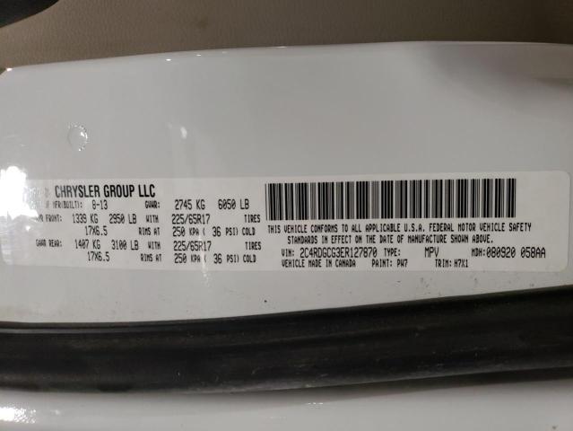 2C4RDGCG3ER127870 Dodge Grand Caravan Sxt