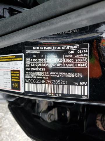 WDCGG5HB2EG305201 Mercedes-Benz GLK 350