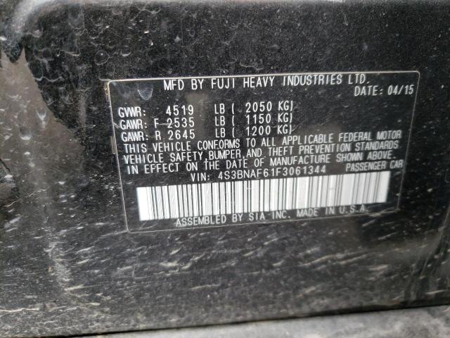 2015 SUBARU LEGACY 2.5 - 4S3BNAF61F3061344