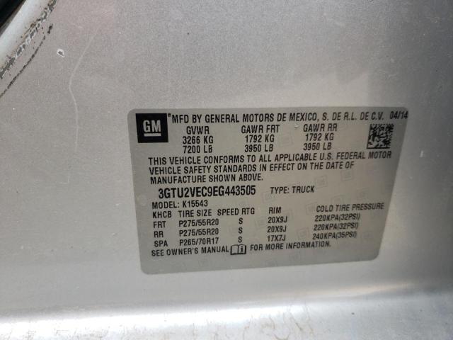 3GTU2VEC9EG443505 GMC Sierra K1500 Slt