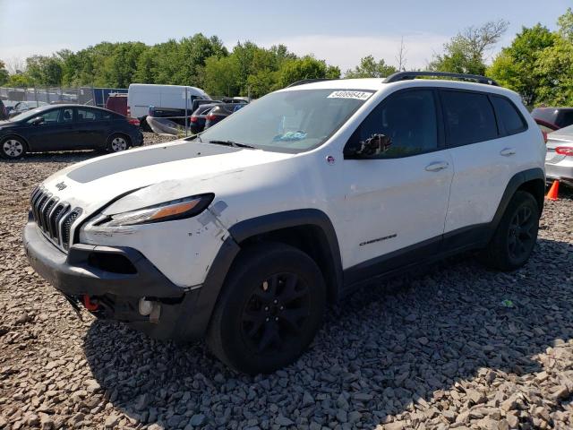 Salvage cars for sale from Copart Chalfont, PA: 2017 Jeep Cherokee Trailhawk