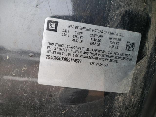 2016 BUICK REGAL GS - 2G4GV5GX0G9114527