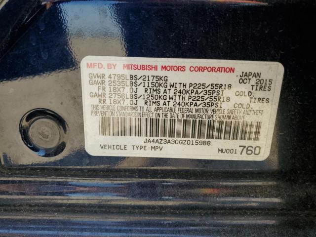 JA4AZ3A30GZ015988 Mitsubishi Outlander Se