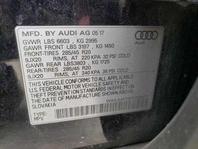 VIN WA1LAAF75HD058477 2017 Audi Q7, Premium Plus no.13