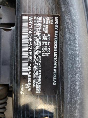 WBY1Z4C58EV276962 BMW I3 REX