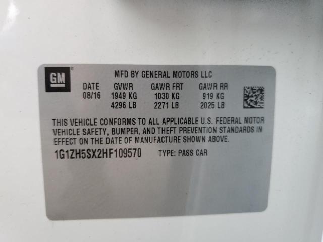 2017 CHEVROLET MALIBU PRE - 1G1ZH5SX2HF109570