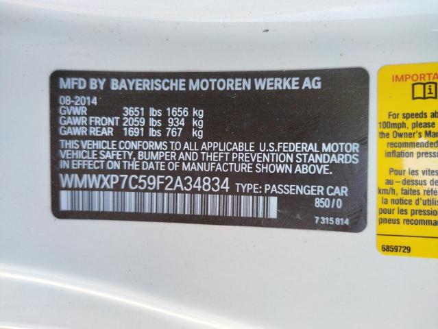 WMWXP7C59F2A34834 Mini COOPER S