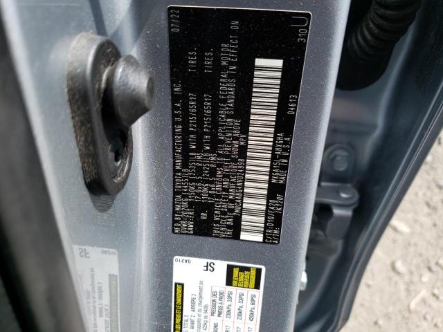 2022 TOYOTA COROLLA CR - 7MUCAABG4NV024998