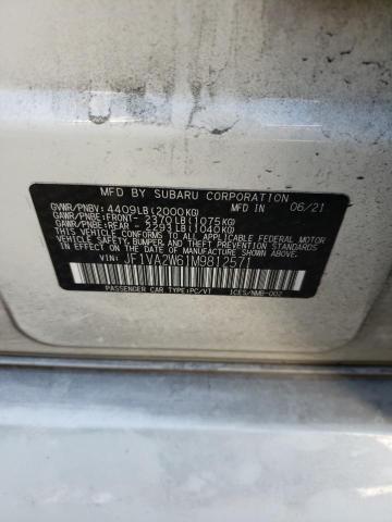 JF1VA2W61M9812571 Subaru Wrx Sti Limited