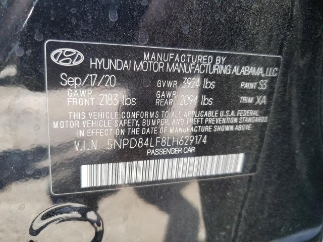 VIN 5NPD84LF8LH629174 2020 HYUNDAI ELANTRA no.12