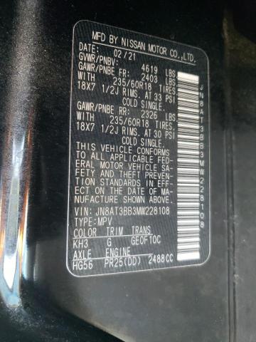 JN8AT3BB3MW228108 Nissan ROGUE SV