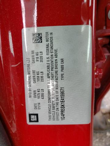 1G4PR5SK1E4159671 Buick Verano Convenience