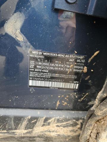 W1N4N4GB2NJ406857 Mercedes-Benz GLA 250