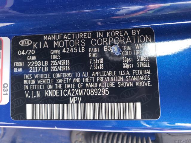 KNDETCA2XM7089295 KIA Seltos Sx