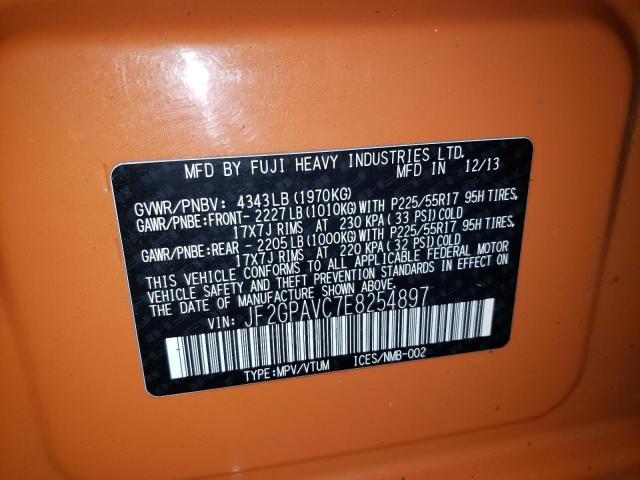 JF2GPAVC7E8254897 Subaru Xv Crosstrek 2.0 Premium