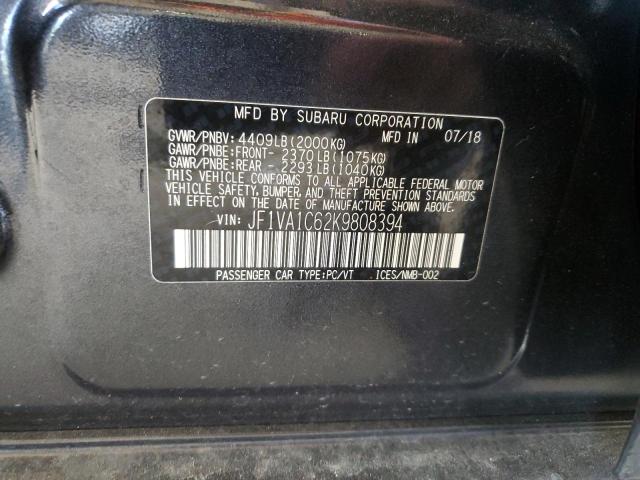 JF1VA1C62K9808394 Subaru Wrx Premium