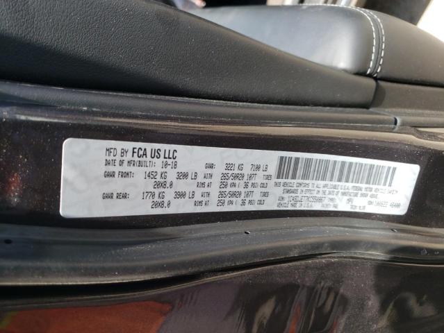1C4SDJET7KC550867 Dodge Durango Citadel
