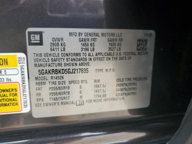 5GAKRBKD5GJ217835 Buick Enclave