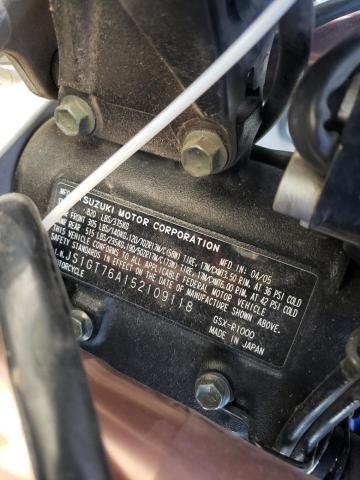 2005 SUZUKI GSXR1000 - JS1GT76A152109118