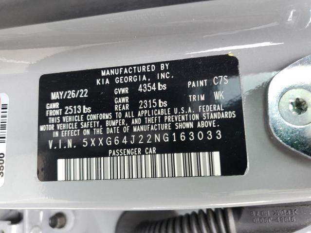 5XXG64J22NG163033 KIA K5 GT LINE