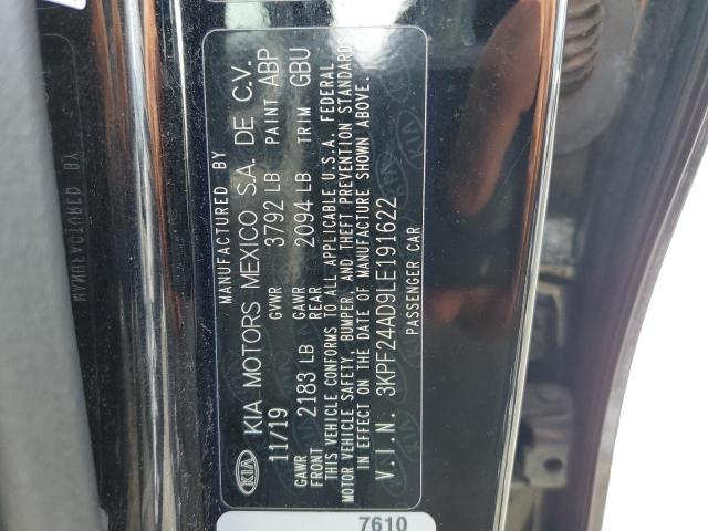 3KPF24AD9LE191622 KIA FORTE FE