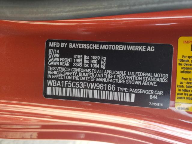 2015 BMW 228 I - WBA1F5C53FVW98166