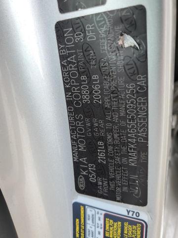 KNAFK4A65E5095256 KIA FORTE LX