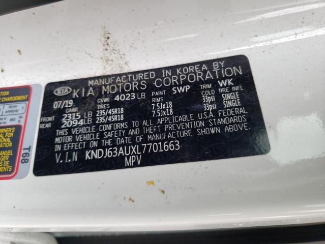 KNDJ63AUXL7701663 KIA Soul Gt Line