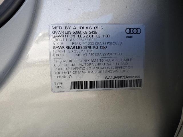 VIN WA1LFAFP7EA002054 2014 Audi Q5, Premium Plus no.13