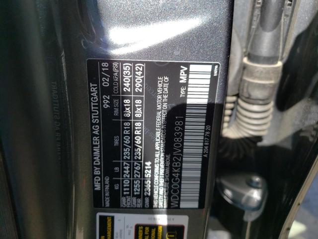 WDC0G4KB2JV083981 Mercedes-Benz Glc 300 4matic