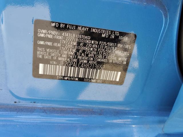 JF2GPALC4H8213652 Subaru Crosstrek Limited