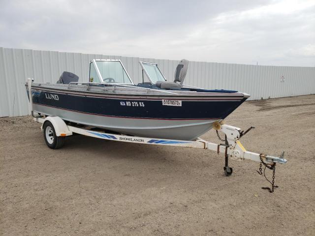 Lund salvage cars for sale: 1991 Lund Boat With Trailer